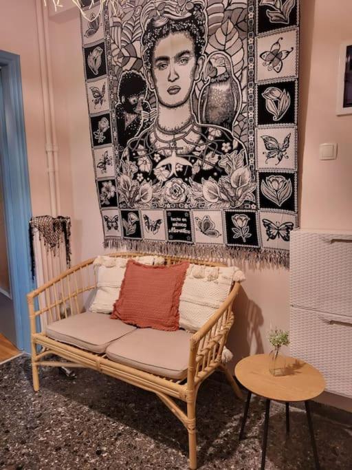 Viva La Frida Boho Apartment In Central Athens Atenas Exterior foto